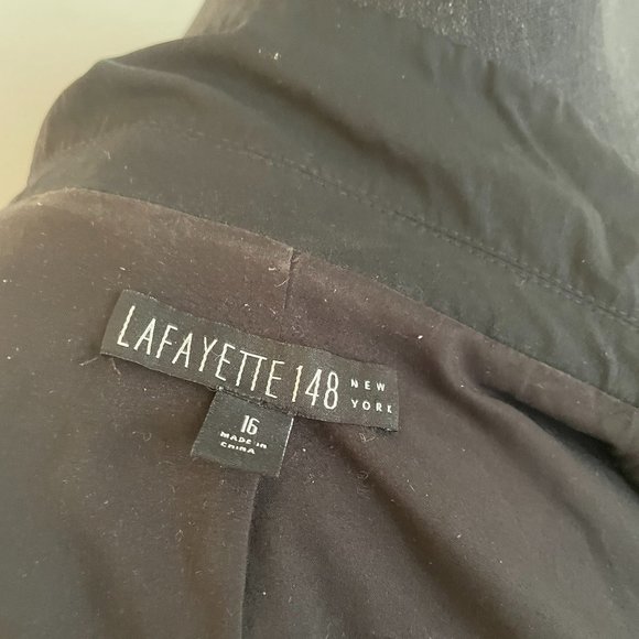 Lafayette 148 Black 2-Button Blazer - Picture 4 of 4